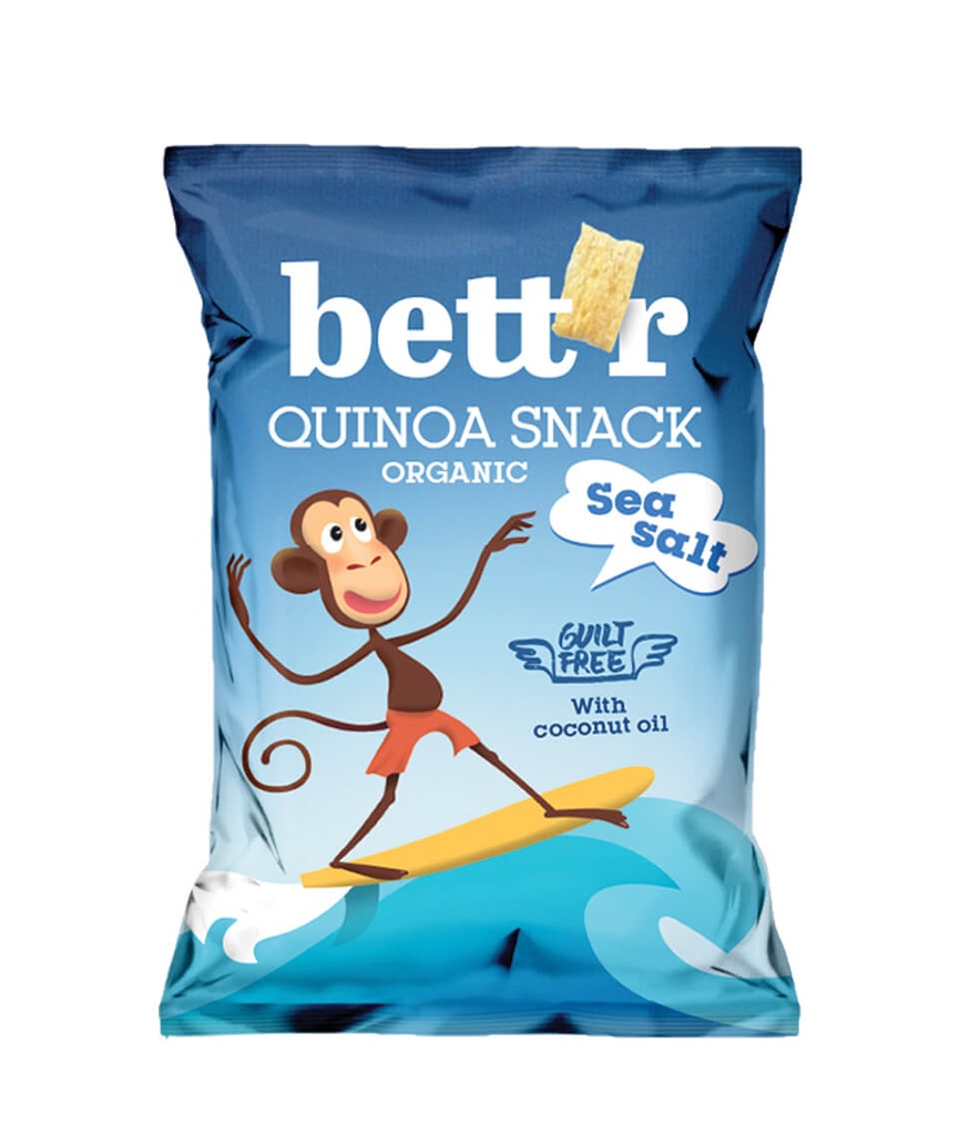 BETT'R Quinoa snack sal marina 50g BIO