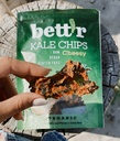 BETT'R  Chips de Kale Queso vegano y Pimienta 30gr BIO