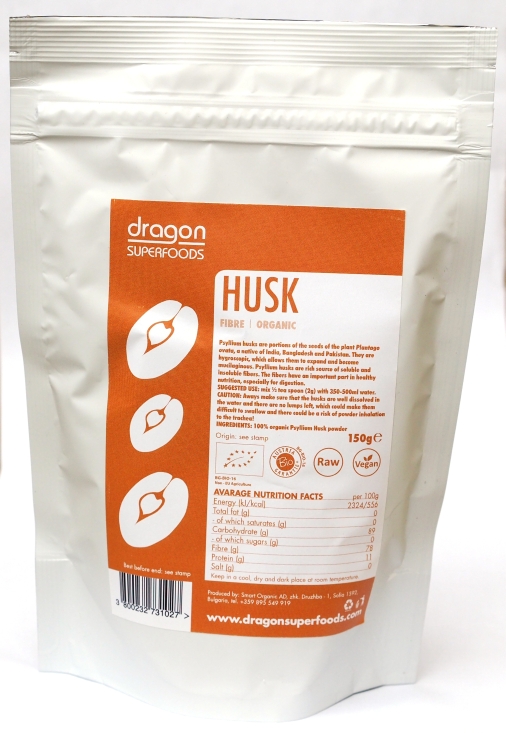 DRAGON Psyllium Husk 150g BIO/Organic