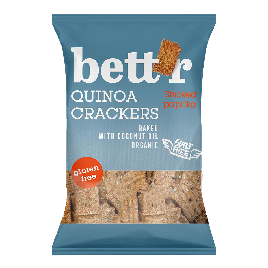 BETT'R Quinua crackers pimentón ahumado 100gr BIO
