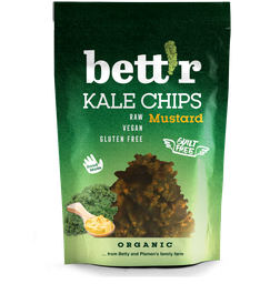 BETT'R Kale chips mostaza & cebolla 30g BIO