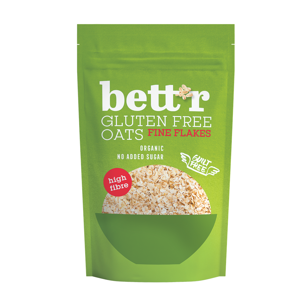 BETT'R Copos de avena Gluten Free BIO 300g BIO