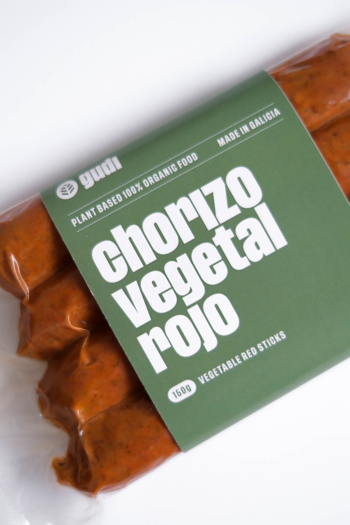 GUDI CHORIZO VEGETAL ROJO BIO 150g