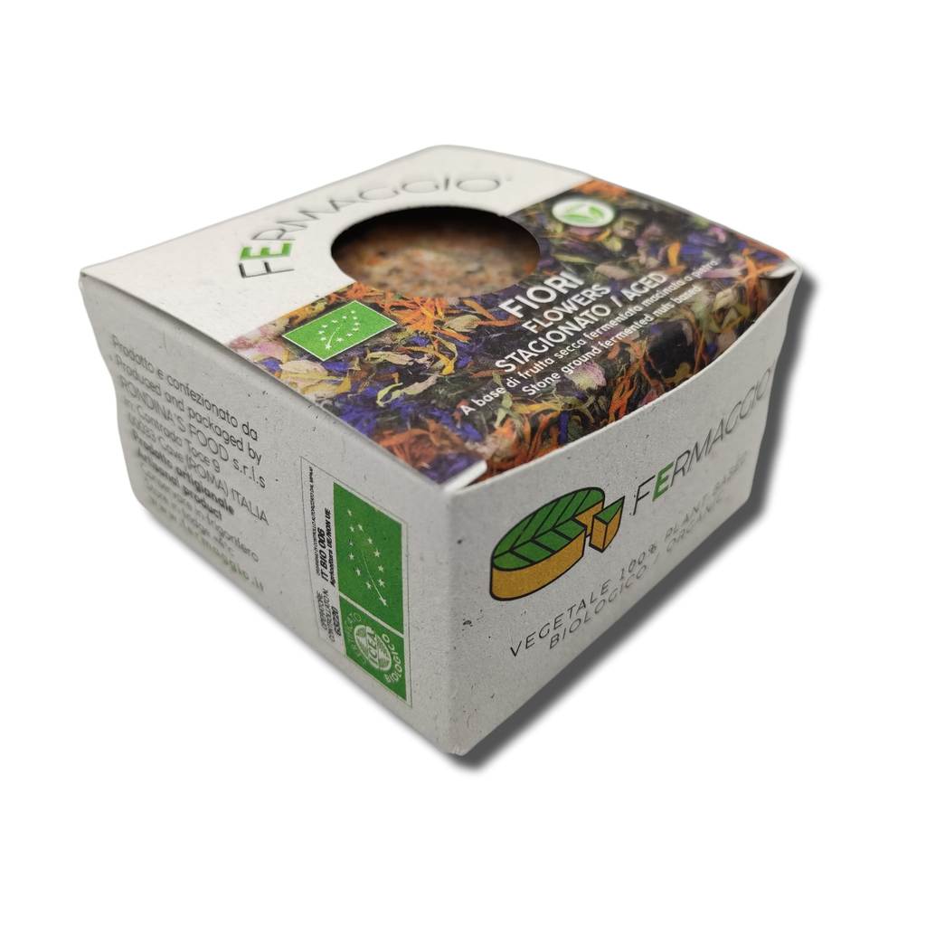 Fermaggio_Curado "The vain" con flores 120g BIO