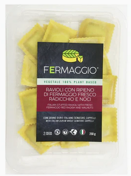 Fermaggio_Ravioli relleno de fermaggio, radicchio y nueces 250g BIO