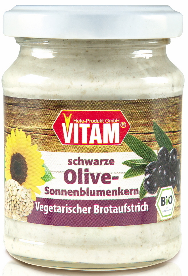 VITAM-R Pate con pipas de girasol & aceitunas negras 100g BIO/Organic
