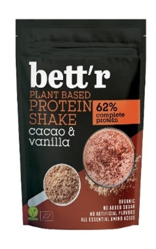 Bett'r Batido de proteina cacao y vanilla 500g BIO