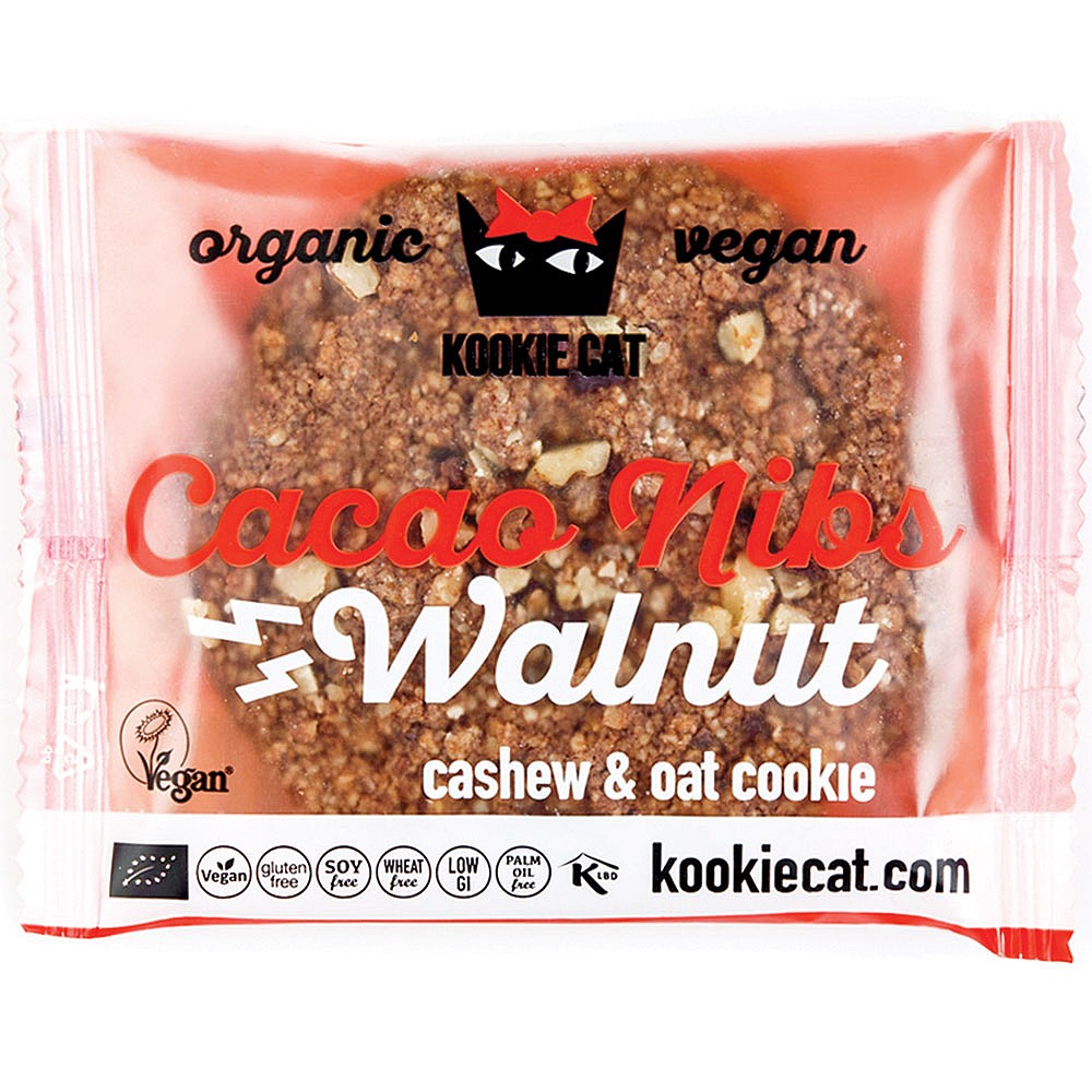 KOOKIE CAT Cacao & Nuez 50g BIO/Organic