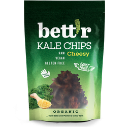 BETT'R  Chips de Kale Queso vegano y Pimienta 30gr BIO