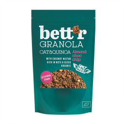 BETT'R Granola Almendra choco chip 300g Gluten Free BIO