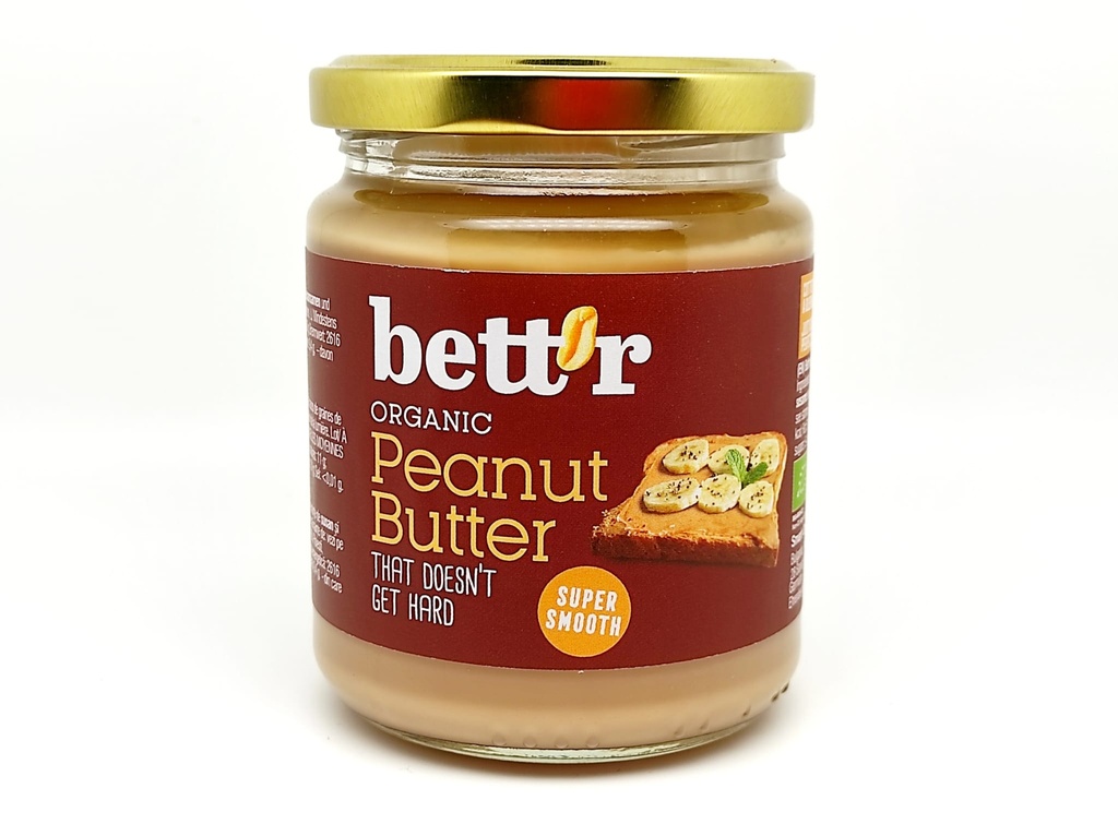 BETT'R Mantequilla de cacahuete BIO 250g