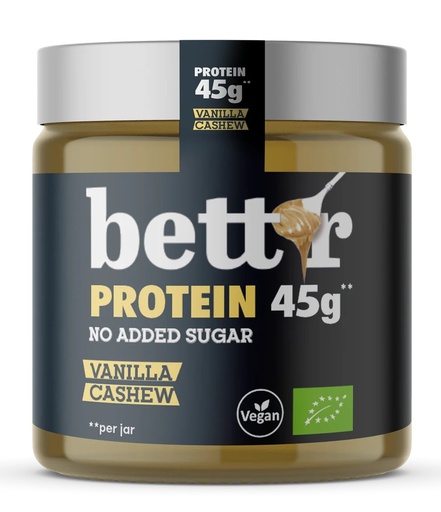 BETT'R Crema HIGH PROTEIN anacardo y vainilla sin azúcar 250g